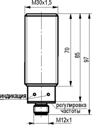 Габариты IV11B AC81A5-01G-10E-LS27